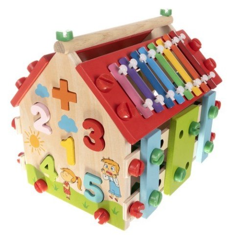 Domek edukacyjny drewniany Kruzzel 22564 Domek edukacyjny drewniany Kruzzel 22564