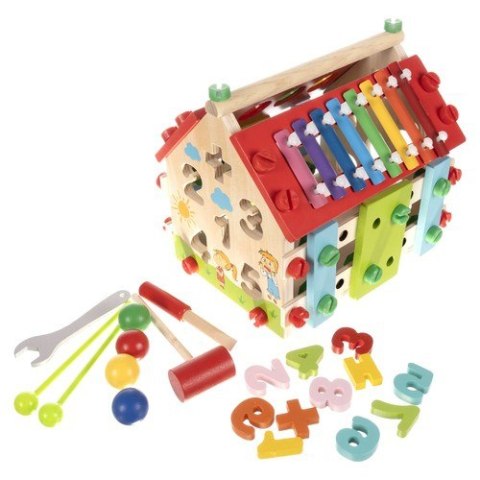 Domek edukacyjny drewniany Kruzzel 22564 Domek edukacyjny drewniany Kruzzel 22564