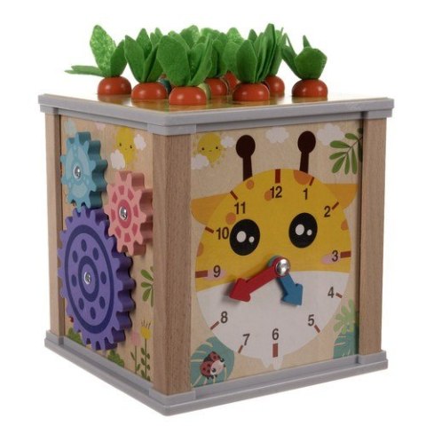 Kostka edukacyjna drewniana- sorter Kruzzel 22566 Kostka edukacyjna drewniana- sorter Kruzzel 22566