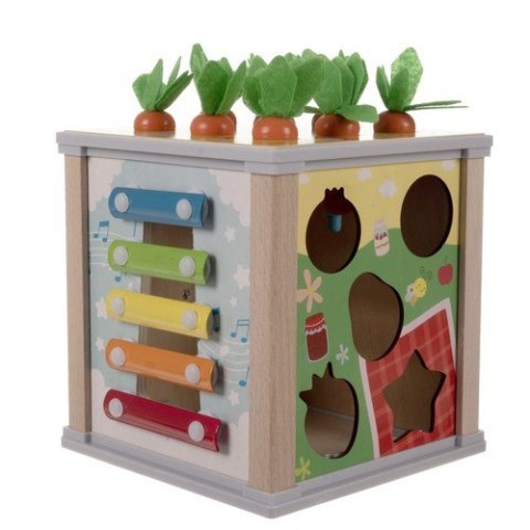 Kostka edukacyjna drewniana- sorter Kruzzel 22566 Kostka edukacyjna drewniana- sorter Kruzzel 22566