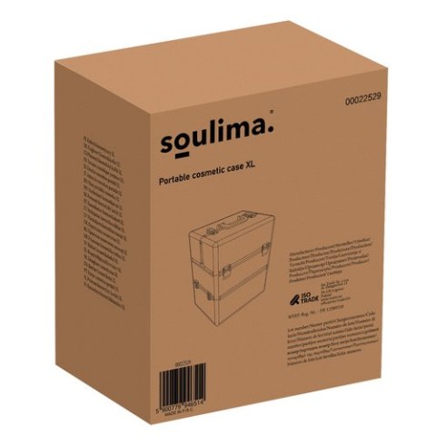 Kuferek kosmetyczny XL Soulima 22529 Kuferek kosmetyczny XL Soulima 22529