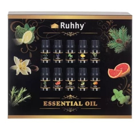 Olejek eteryczny- zestaw 10szt. 15ml Ruhhy 21938 Olejek eteryczny- zestaw 10szt. 15ml Ruhhy 21938