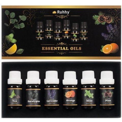 Olejek eteryczny- zestaw 6szt. 10ml Ruhhy 21939 Olejek eteryczny- zestaw 6szt. 10ml Ruhhy 21939