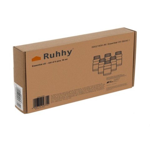 Olejek eteryczny- zestaw 6szt. 10ml Ruhhy 21939 Olejek eteryczny- zestaw 6szt. 10ml Ruhhy 21939