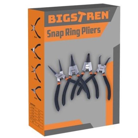 Szczypce Segera do pierścieni 4 szt Bigstren 22159 Szczypce Segera do pierścieni 4 szt Bigstren 22159