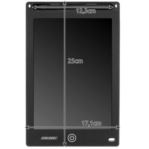 Tablet do rysowania 10" czarny XL KRUZZEL 22455 Tablet do rysowania 10" czarny XL KRUZZEL 22455