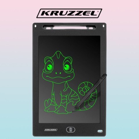Tablet do rysowania 12" czarny KRUZZEL 22456 Tablet do rysowania 12" czarny KRUZZEL 22456