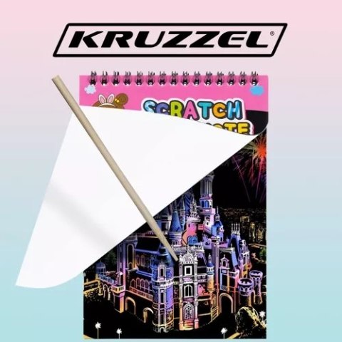 Zestaw kartek do zdrapywania+drewniany rysik 22449 Zestaw kartek do zdrapywania+drewniany rysik 22449