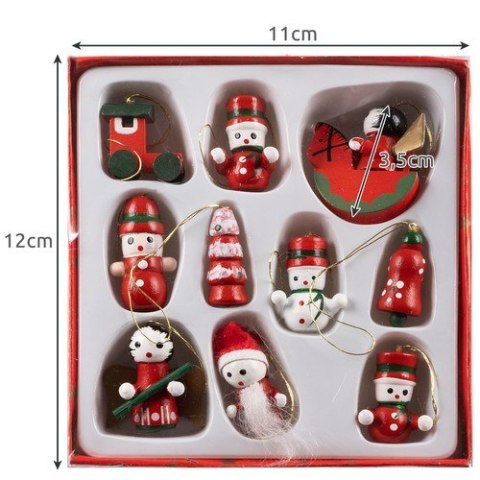Bombki/ zawieszki choinkowe 10szt. Ruhhy 22943 Bombki/ zawieszki choinkowe 10szt. Ruhhy 22943