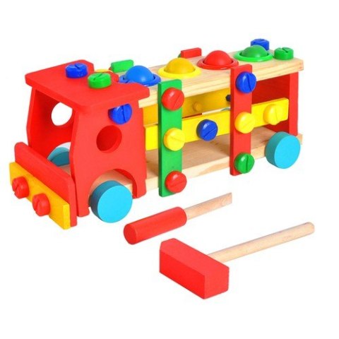 Ciężarówka edukacyjna drewniana 22372 Ciężarówka edukacyjna drewniana 22372