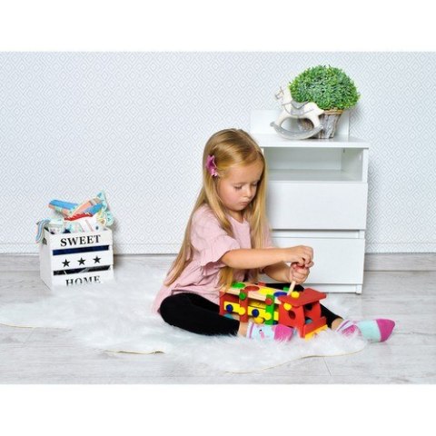 Ciężarówka edukacyjna drewniana 22372 Ciężarówka edukacyjna drewniana 22372