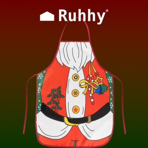 Fartuch świąteczny- mikołaj Ruhhy 22683 Fartuch świąteczny- mikołaj Ruhhy 22683