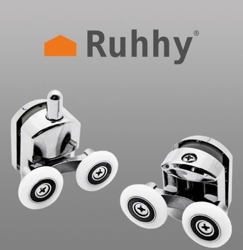 Kółka do kabiny prysznicowej - 8szt. Ruhhy 22900 Kółka do kabiny prysznicowej - 8szt. Ruhhy 22900