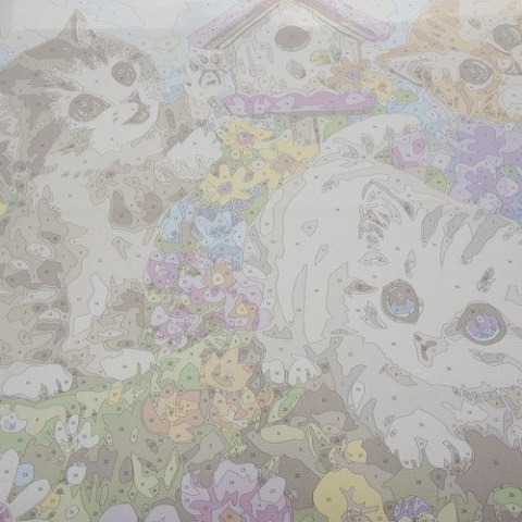 Malowanie po numerach 40x50cm- kotki Maaleo 22781 Malowanie po numerach 40x50cm- kotki Maaleo 22781