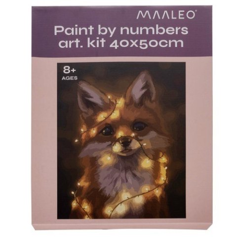 Malowanie po numerach 40x50cm- lisek Maaleo 22782 Malowanie po numerach 40x50cm- lisek Maaleo 22782