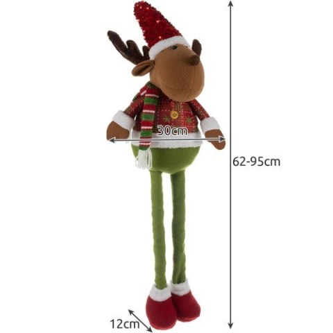 Renifer świąteczny- teleskopowy 95cm Ruhhy 22329 Renifer świąteczny- teleskopowy 95cm Ruhhy 22329