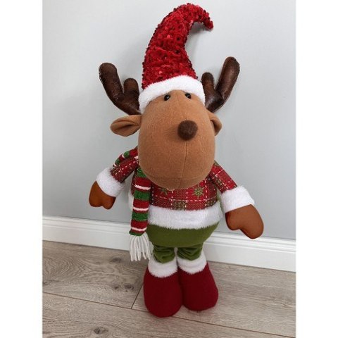 Renifer świąteczny- teleskopowy 95cm Ruhhy 22329 Renifer świąteczny- teleskopowy 95cm Ruhhy 22329