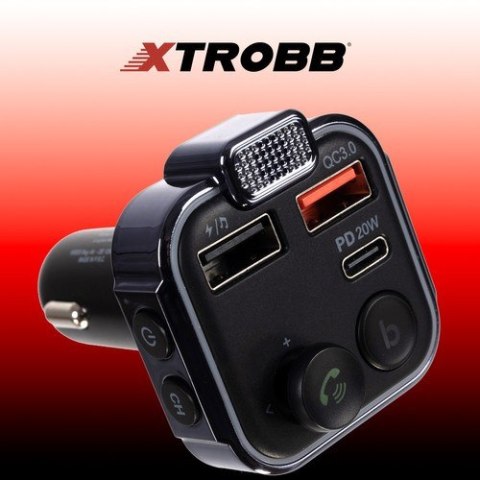 Transmiter/ ładowarka bluetooth FM Xtrobb 22355 Transmiter/ ładowarka bluetooth FM Xtrobb 22355
