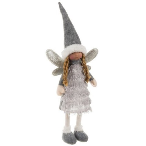 Wróżka- figurka świąteczna szara Ruhhy 22343 Wróżka- figurka świąteczna szara Ruhhy 22343