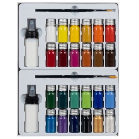 Farby do tkanin- 24szt. 300ml Maaleo 22948 Farby do tkanin- 24szt. 300ml Maaleo 22948