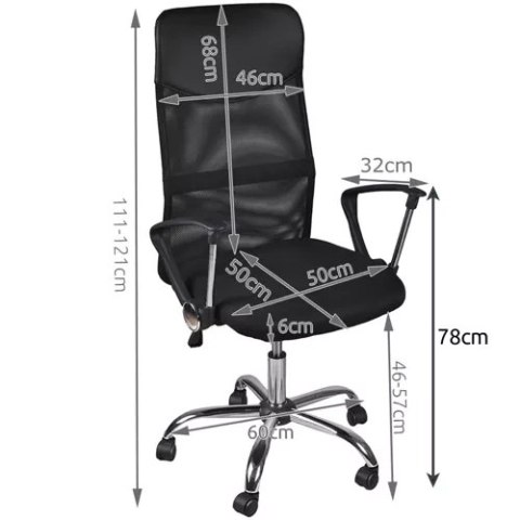 Fotel biurowy MESH Malatec 23236 Fotel biurowy MESH Malatec 23236
