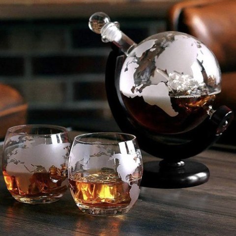 Karafka- globus- zestaw do whisky Malatec 22553 Karafka- globus- zestaw do whisky Malatec 22553