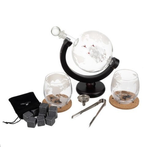 Karafka- globus- zestaw do whisky Malatec 22553 Karafka- globus- zestaw do whisky Malatec 22553