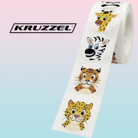 Naklejki motywacyjne- rolka 500szt. Kruzzel 22947 Naklejki motywacyjne- rolka 500szt. Kruzzel 22947