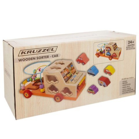 Sorter- auto drewniane Kruzzel 22652 Sorter- auto drewniane Kruzzel 22652