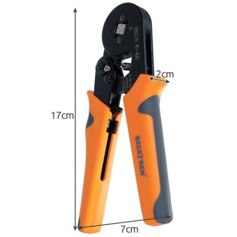 Zaciskarka do tulejek 0.25-10mm2 Bigstren 22717 Zaciskarka do tulejek 0.25-10mm2 Bigstren 22717