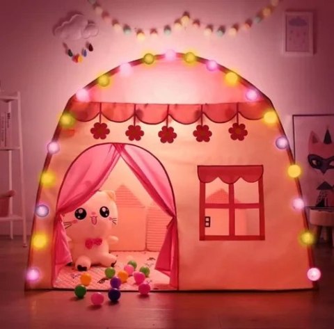 Namiot dla dzieci DOMEK + lampki 23472 Namiot dla dzieci DOMEK + lampki 23472