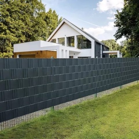 Taśma ogrodzeniowa 19cmx26m 700g/m2 antracyt 23909 Taśma ogrodzeniowa 19cmx26m 700g/m2 antracyt 23909