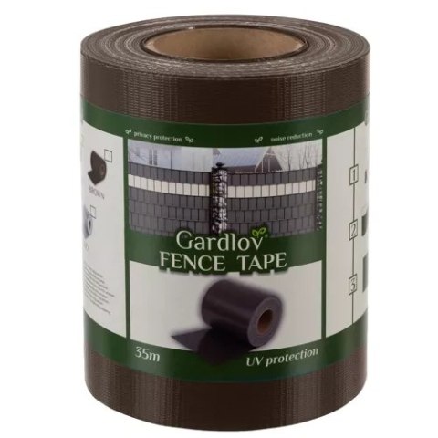 Taśma ogrodzeniowa 19cmx35m 450g/m2 brązowa 23702 Taśma ogrodzeniowa 19cmx35m 450g/m2 brązowa 23702