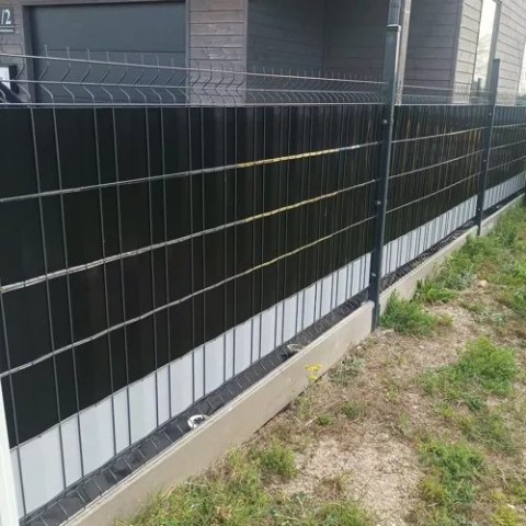 Taśma ogrodzeniowa 19cmx35m 450g/m2 czarna 23698 Taśma ogrodzeniowa 19cmx35m 450g/m2 czarna 23698
