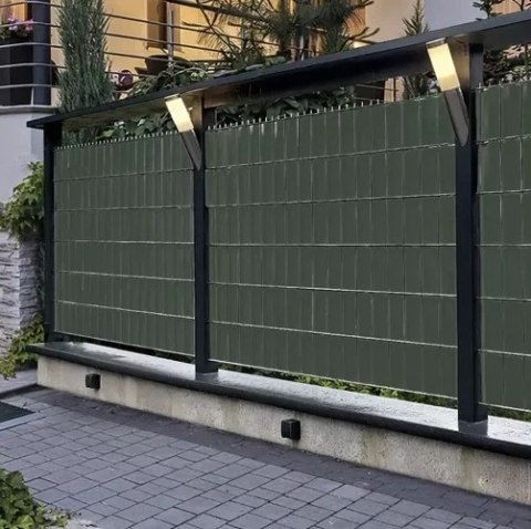 Taśma ogrodzeniowa 19cmx35m 450g/m2 zielona 23699 Taśma ogrodzeniowa 19cmx35m 450g/m2 zielona 23699