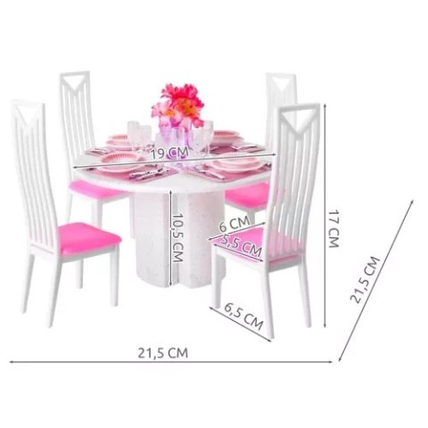 Zestaw mebelków dla lalek ML23446 Zestaw mebelków dla lalek ML23446