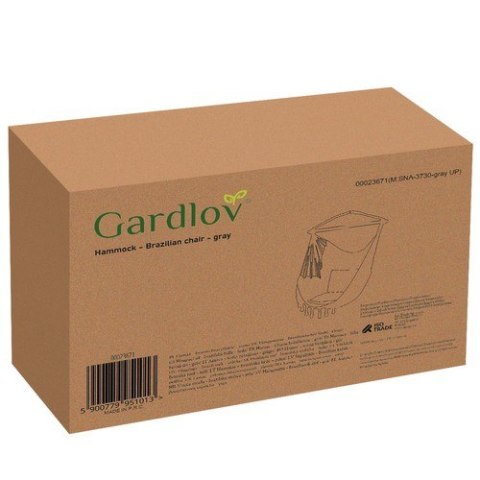 Hamak - krzesło brazylijskie szare Gardlov 23671 Hamak - krzesło brazylijskie szare Gardlov 23671