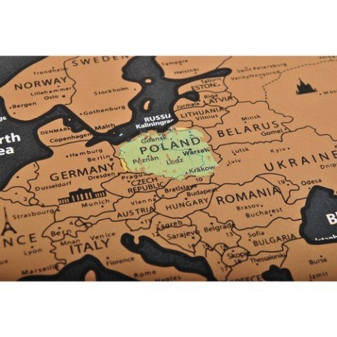 Mapa świata - zdrapka z flagami 23443 Mapa świata - zdrapka z flagami 23443