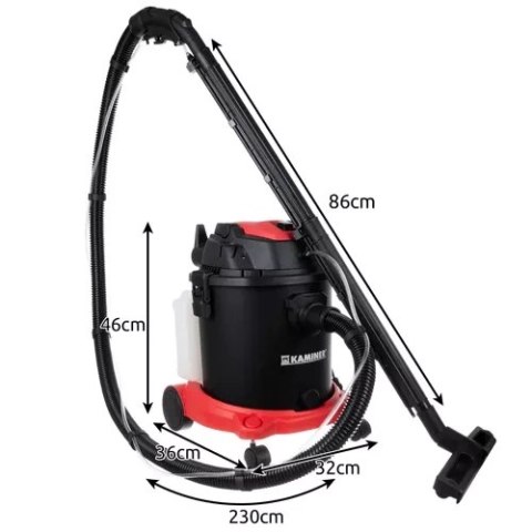 Odkurzacz piorący 20L Kaminer 23918 Odkurzacz piorący 20L Kaminer 23918