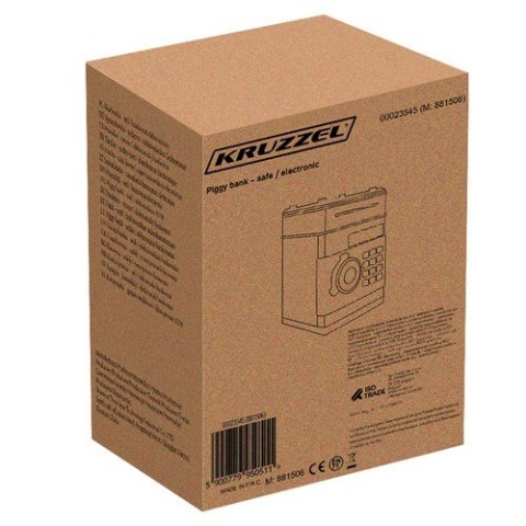 Skarbonka - sejf / bankomat elektroniczny 23545 Skarbonka - sejf / bankomat elektroniczny 23545