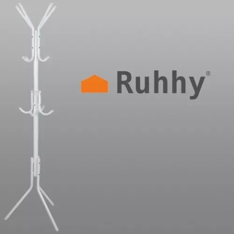 Wieszak stojący 170cm - biały Ruhhy 23814 Wieszak stojący 170cm - biały Ruhhy 23814