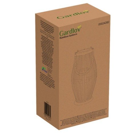 Lampion bambusowy rattanowy Gardlov 24282 Lampion bambusowy rattanowy Gardlov 24282