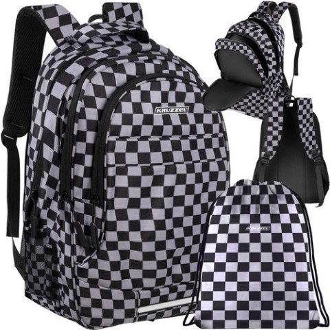 Plecak 22L - szachownica Kruzzel 24530 Plecak 22L - szachownica Kruzzel 24530