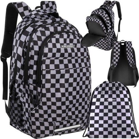 Plecak 30L - szachownica Kruzzel 24531 Plecak 30L - szachownica Kruzzel 24531