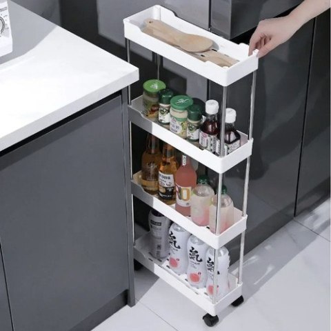 Półka kuchenna / łazienkowa na kółkach Ruhhy 24291 Półka kuchenna / łazienkowa na kółkach Ruhhy 24291