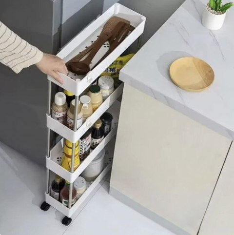 Półka kuchenna / łazienkowa na kółkach Ruhhy 24291 Półka kuchenna / łazienkowa na kółkach Ruhhy 24291