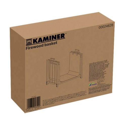 Stojak na drewno kominkowe Kaminer 24628 Stojak na drewno kominkowe Kaminer 24628