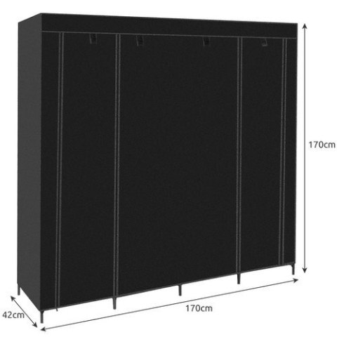 Szafa materiałowa składana 170x170cm Ruhhy 23740 Szafa materiałowa składana 170x170cm Ruhhy 23740