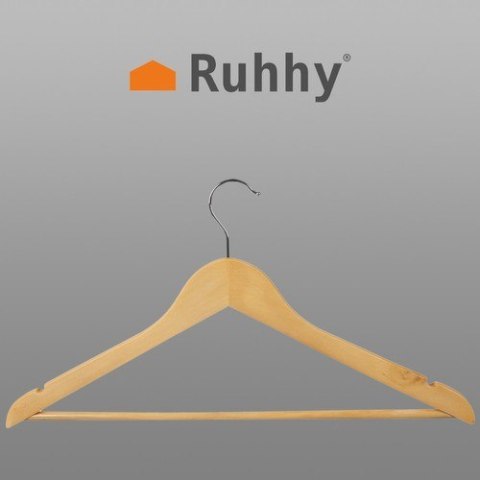Wieszak na ubrania 10szt. - drewniany Ruhhy 24492 Wieszak na ubrania 10szt. - drewniany Ruhhy 24492