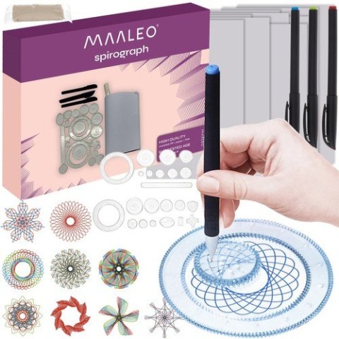 Zestaw do rysowania - spirograf Maaleo 24346 Zestaw do rysowania - spirograf Maaleo 24346